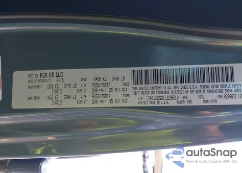 2015 Jeep Wrangler Unlimited Sport from USA, damaged, VIN 1C4BJWDG6FL639510